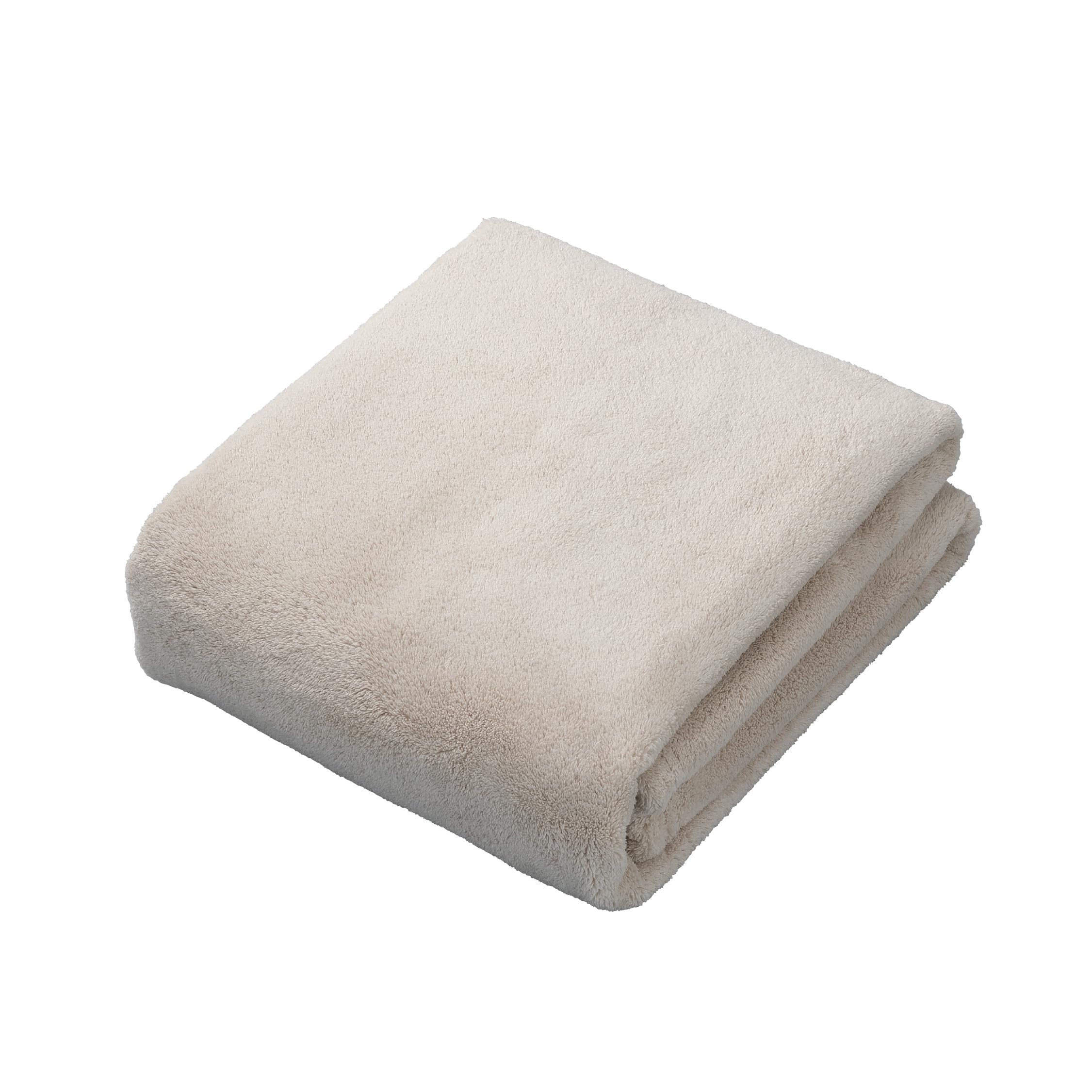 CB JAPAN Hair Drying Towel Microfiber Quick-Dry 100x40cm Beige