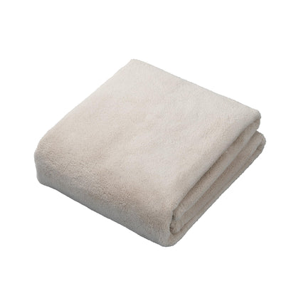 CB JAPAN Hair Drying Towel Microfiber Quick-Dry 100x40cm Beige