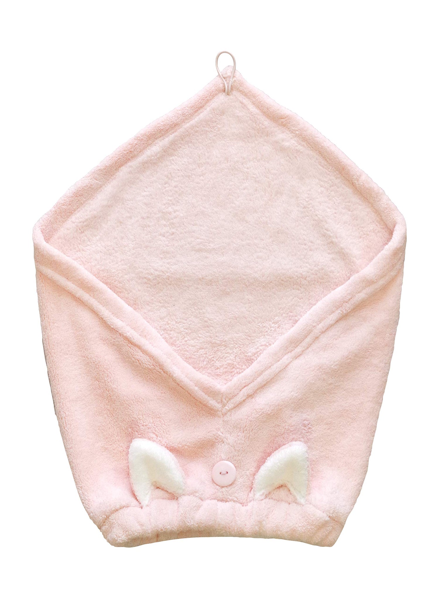 CB JAPAN carari Hair Turban for Cleansing, Pool, Bath, Microfiber with [3x] Water Absorption, Cat Design, [Head Circumference 44~68cm], Quickly Absorbs Water in Fiber Gaps, Quick Dry, Marshmallow Soft Texture, Fluffy and Mochi-like Carari Zooey