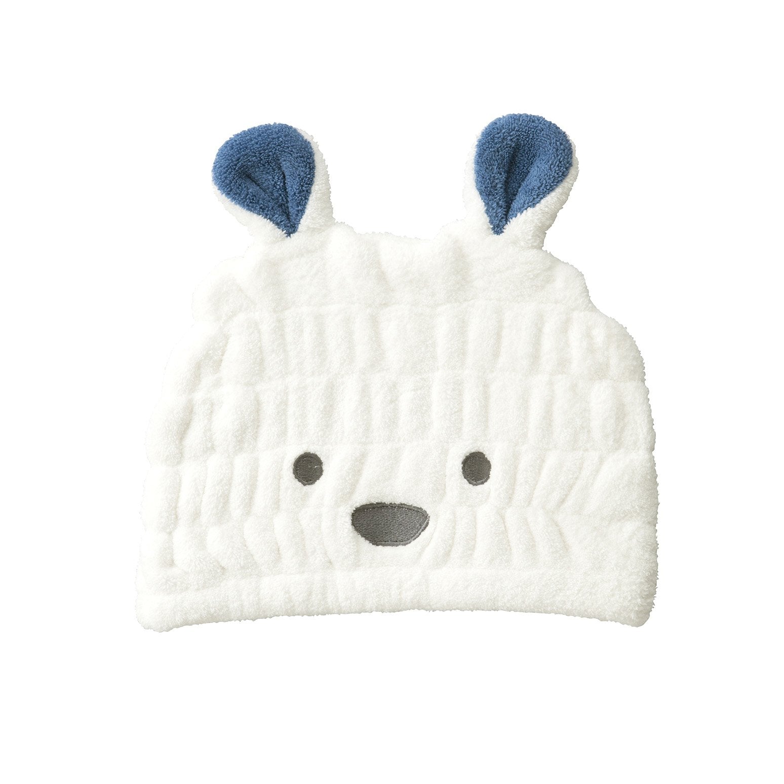 CB JAPAN Towel Cap for Face Washing Quick-Drying Microfiber White Bear