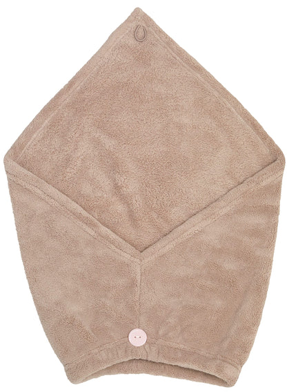 CB JAPAN carari Hair Turban for Face Washing and Bathing, 5x Absorbent Microfiber, DAY Pink, [Head Circumference 44~80cm], Quick Absorption in Fiber Gaps, Quick Drying, Marshmallow Soft Texture, Fluffy and Mochi-like Carari Day