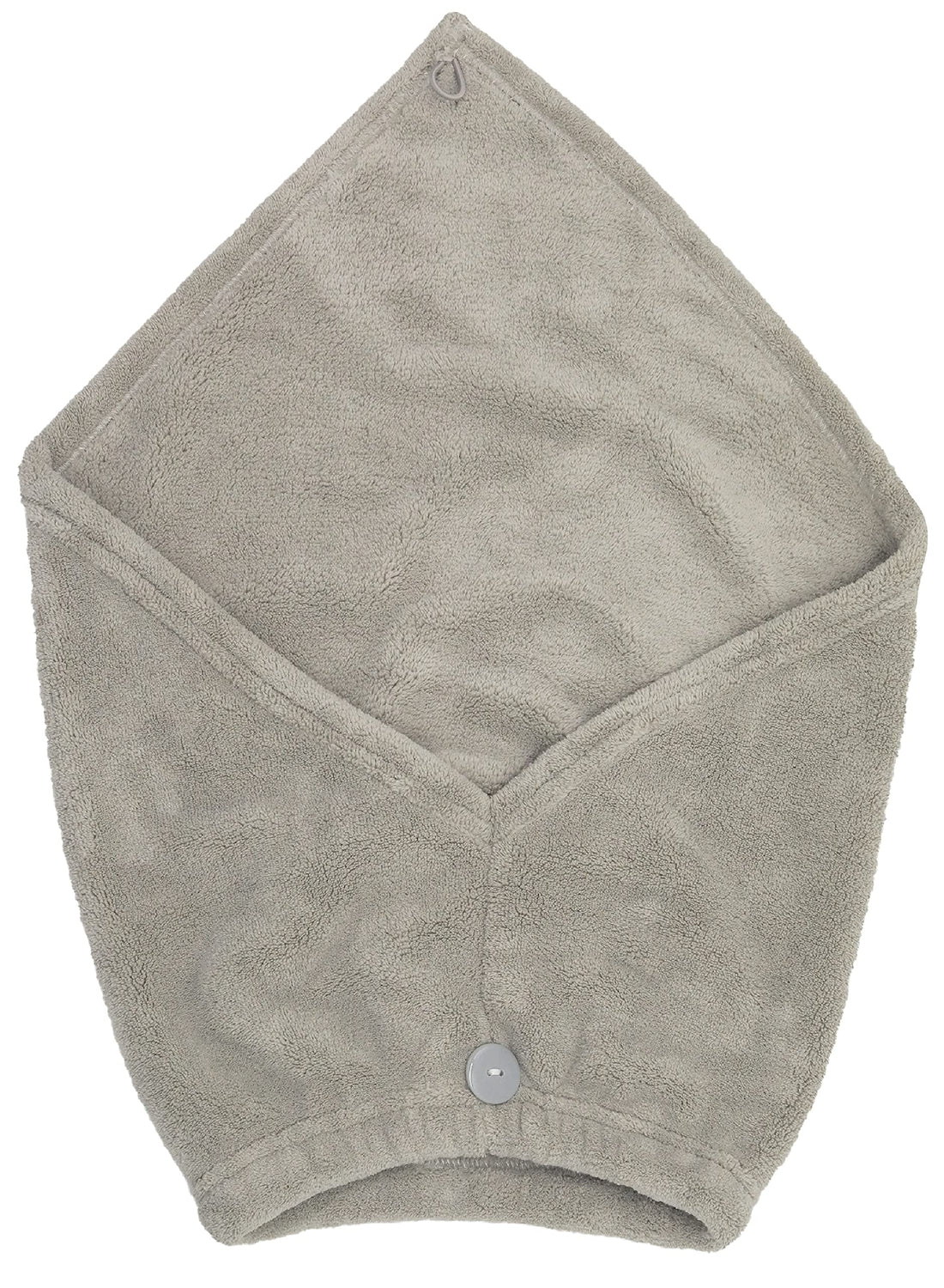 CB JAPAN carari Hair Turban for Washing Face and Bathing, Microfiber with [5x] Absorbency, DAY Gray [Head Circumference 44~80cm], Quickly Absorbs Water in Fiber Gaps, Quick-Drying, Marshmallow Soft Texture, Fluffy and Mochi-Like Carari Day