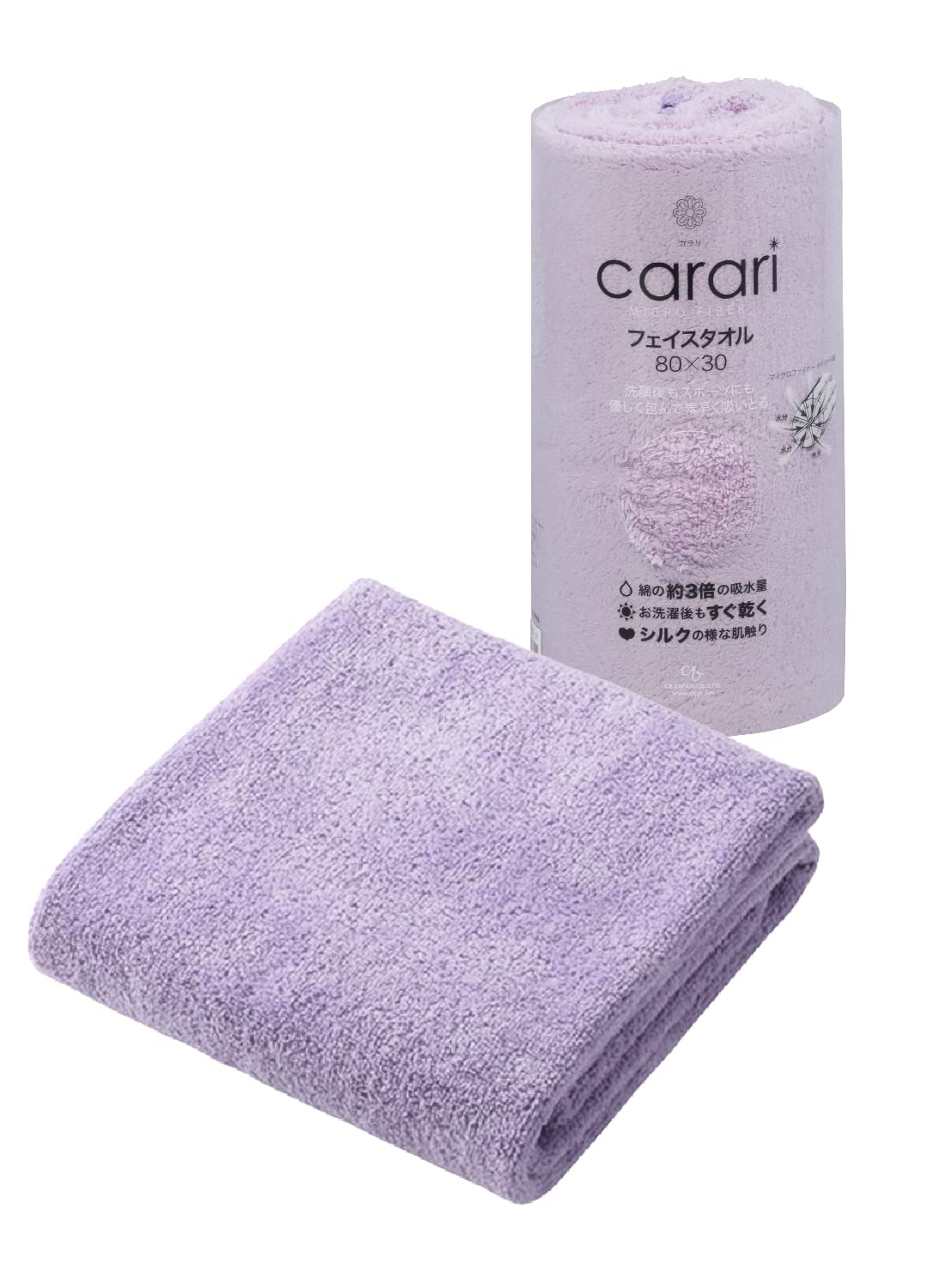 CB JAPAN Microfiber Face Towel Quickly Absorbs Water 30x80cm