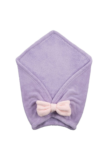 CB JAPAN Hair Turban for Quick Drying Soft Microfiber Purple M Size