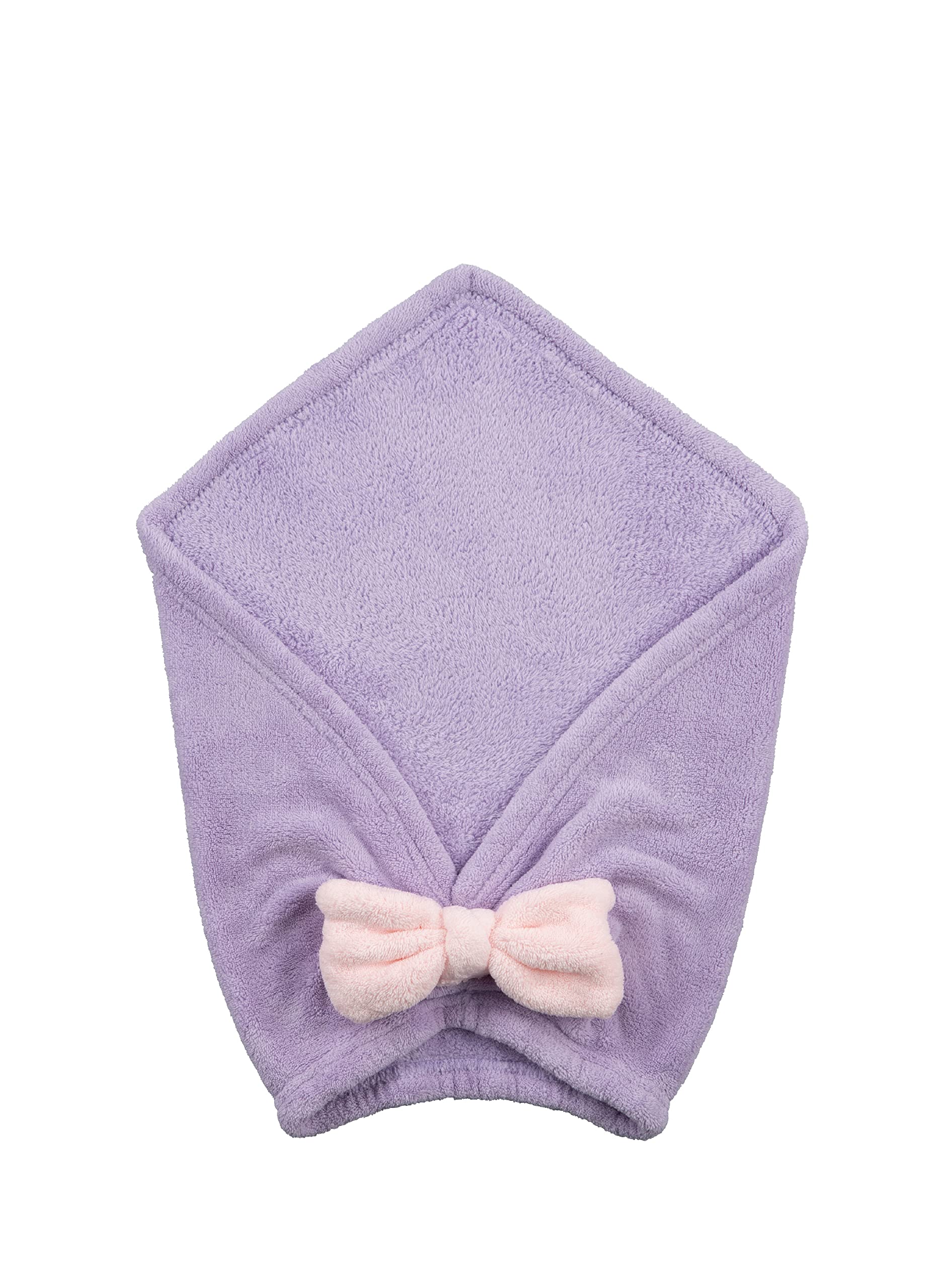 CB JAPAN Hair Turban for Quick Drying Soft Microfiber Purple M Size