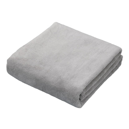carari Bath Towel Absorbency [5.9 times] Microfiber PREMIUM Gray 1 piece Quick Absorption in Fiber Gaps Quick Drying Marshmallow Softness Fluffy and Mochi-like 60×120cm CB Japan Carari Premium