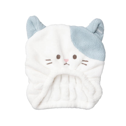CB JAPAN Hair Dry Cap Quick-Drying Microfiber Soft Touch Cat Face