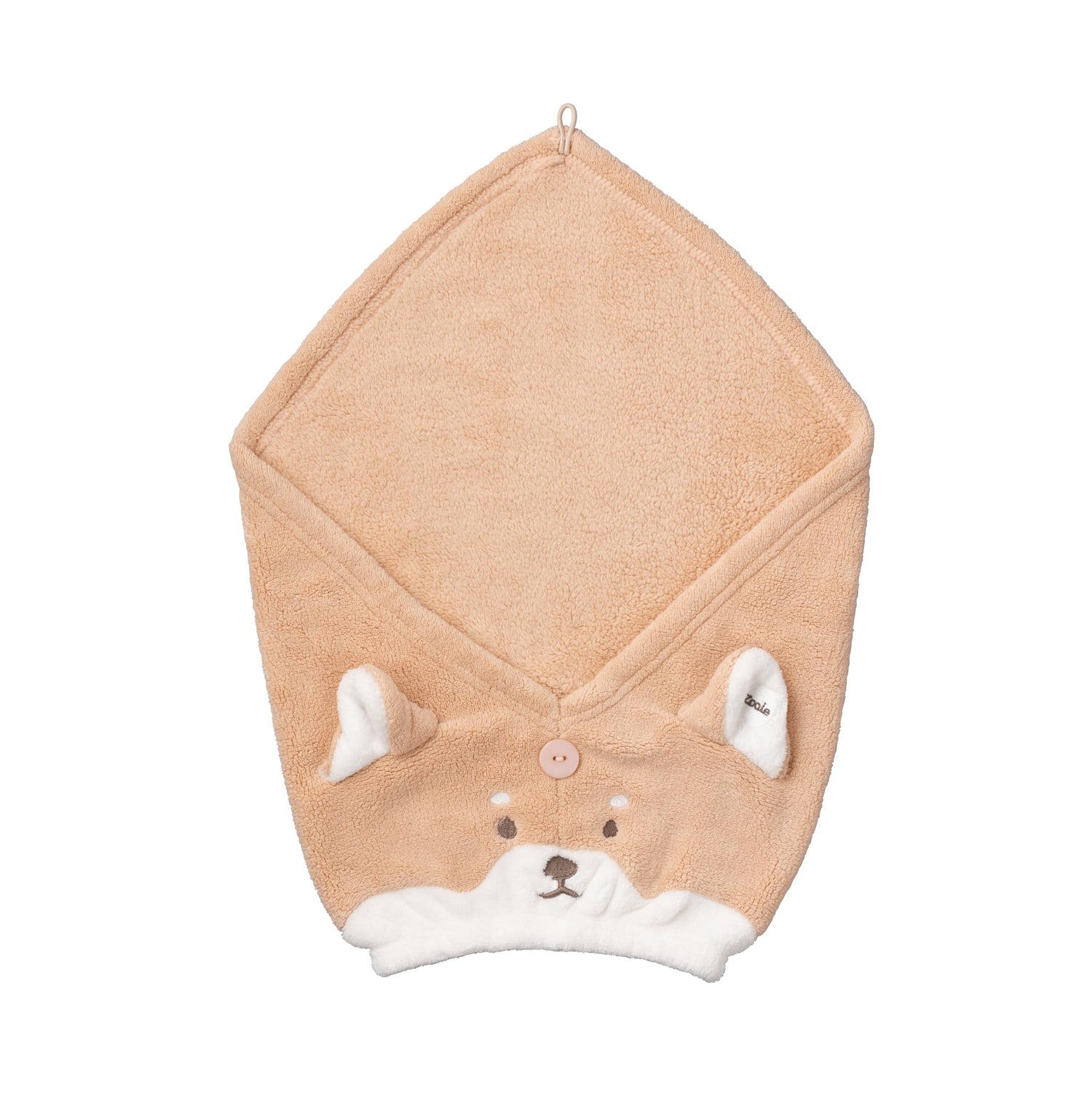CB Japan Hair Turban Quick-Drying Microfiber 3 Times Cotton [Head Circumference 44-75cm] Shiba Inu Face Washing Pool Bath Marshmallow Soft Touch Absorbent Animal Hair Turban Zooiefam