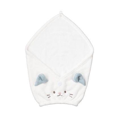 CB JAPAN Microfiber Hair Turban Quick-Drying Soft Touch for Cats