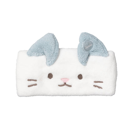Cibi Japan Bandeau Capillaire Microfibre Absorbant et Sèche Rapidement 3 fois en Coton [Circonférence 44-66cm] Chat Nettoyage Visage Piscine Bain Toucher Marshmallow Bandeau Animal Absorbant Zooiefam