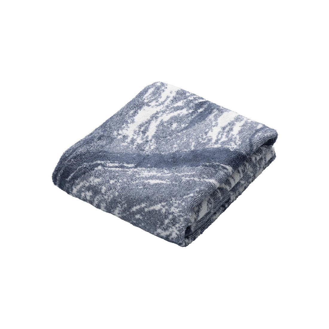 carari Serviette de séchage pour cheveux Microfibre Marble Navy [3,6 fois] de pouvoir d&