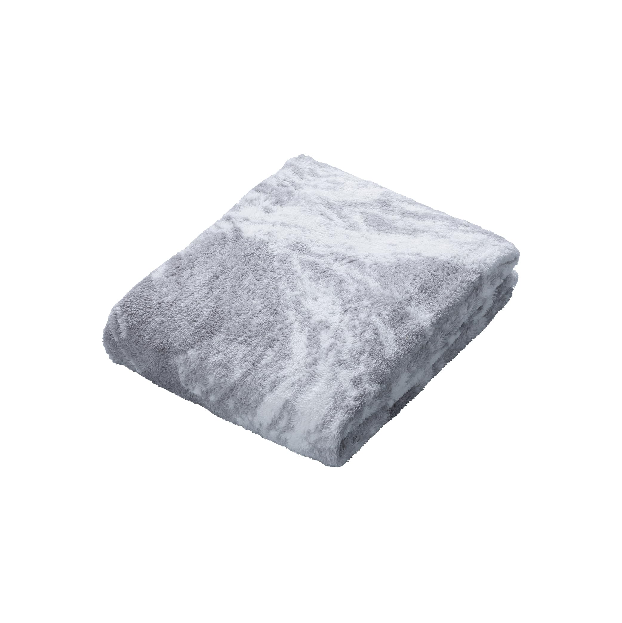 CB JAPAN Hair Dry Towel Microfiber Marble Gray Quick Dry 40x100cm