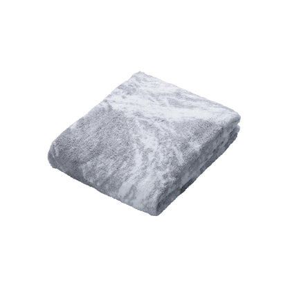 CB JAPAN Hair Dry Towel Microfiber Marble Gray Quick Dry 40x100cm