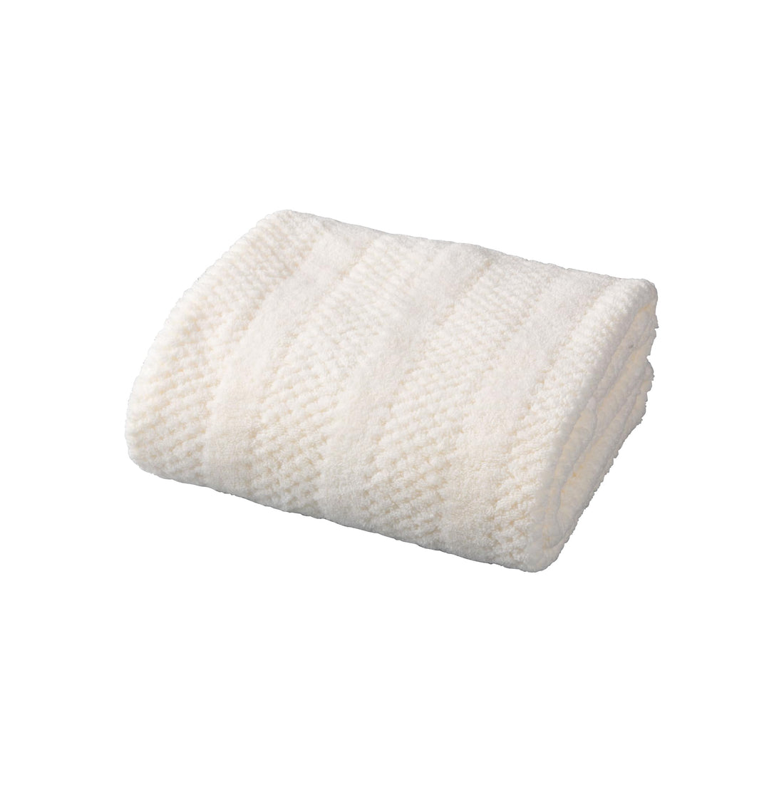 carari Serviette de séchage pour cheveux en microfibre [5 fois] absorbante tricot ivoire Absorption rapide dans les interstices des fibres Séchage rapide Toucher moelleux 40×100cm CB Japan Karari Trico