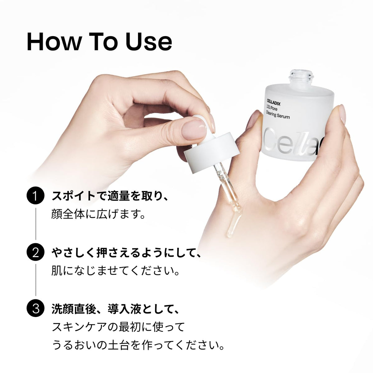 Celladix Pore Clearing Serum 30ml for Japanese Skincare