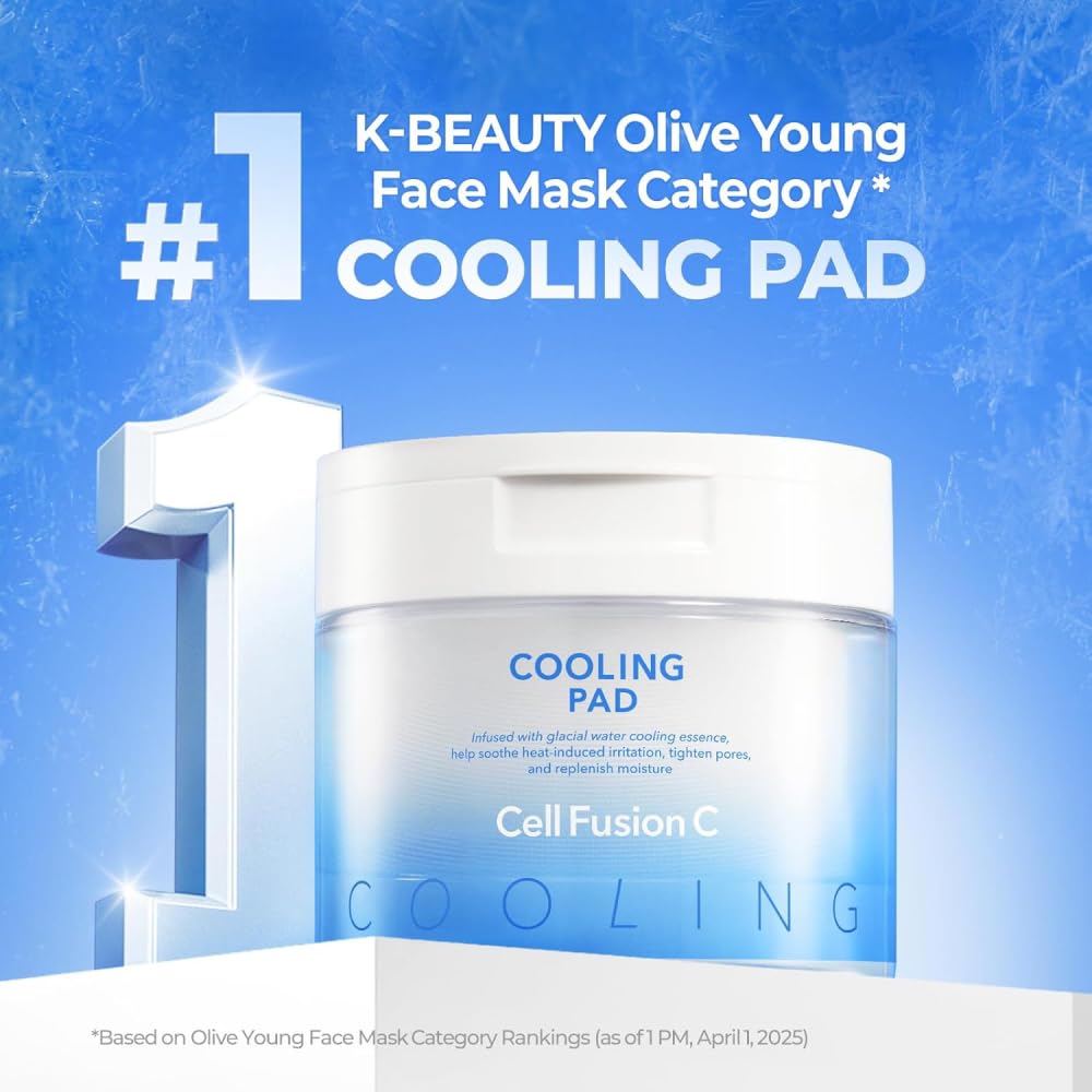 Cell Fusion C Cooling Pads for Soothing Relief 70 Count