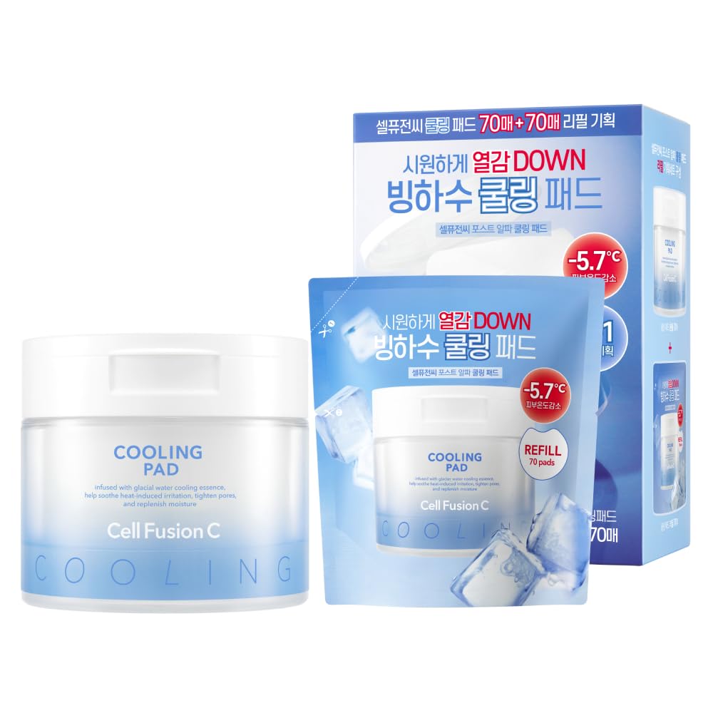 Cell Fusion C Cooling Pads for Sensitive Skin 70 Pads