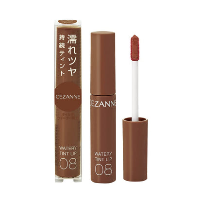 CEZANNE Watery Tint Lip Cafe Brown Long-lasting 4g