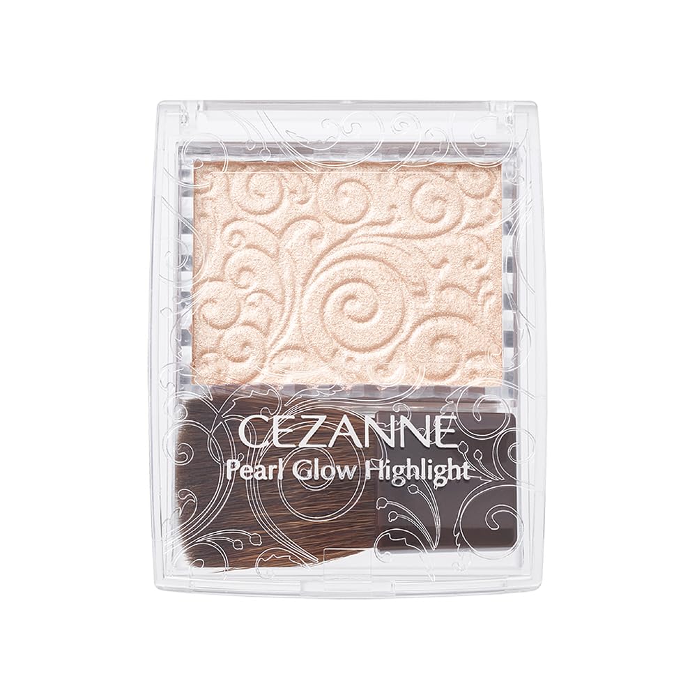 CEZANNE Pearl Glow Highlighter Champagne Beige 2.4g
