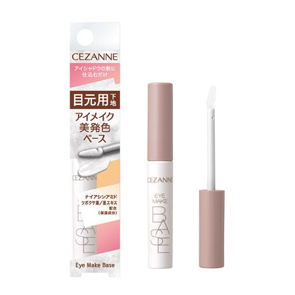 CEZANNE Eye Makeup Base Clear 6g Tip Type for Smooth Application