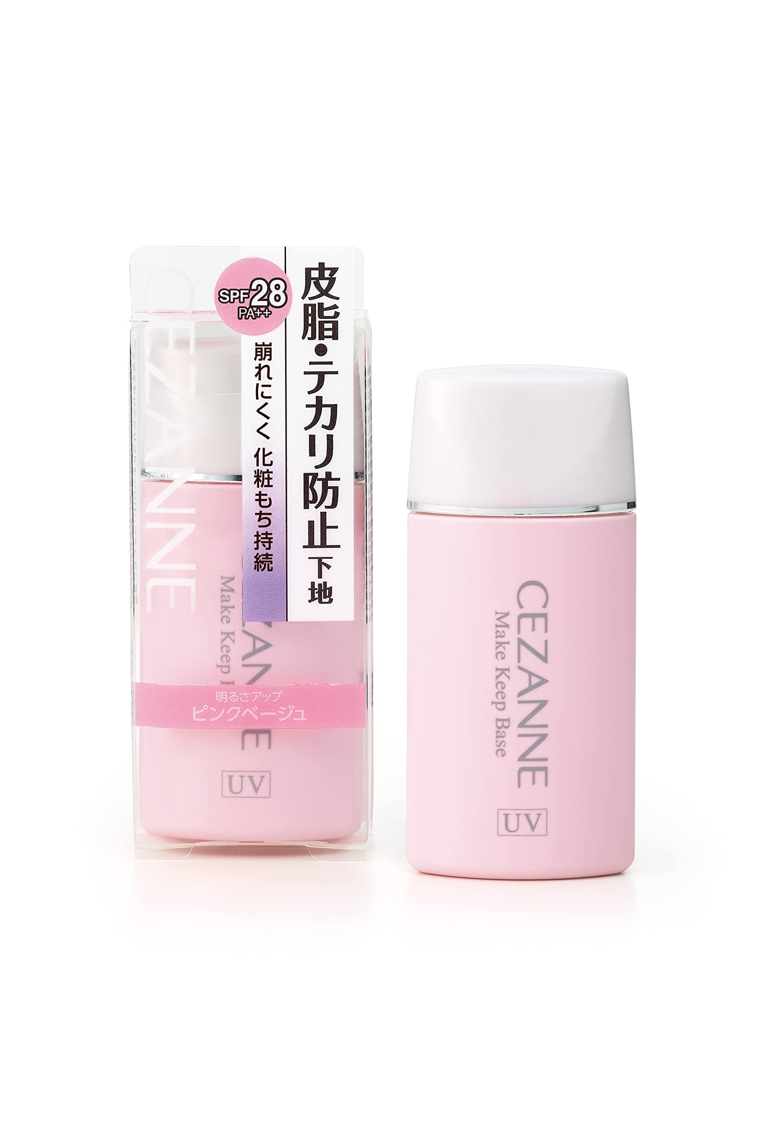 CEZANNE Sebum Control Base Pink Beige 30ml Long-Lasting Makeup Primer