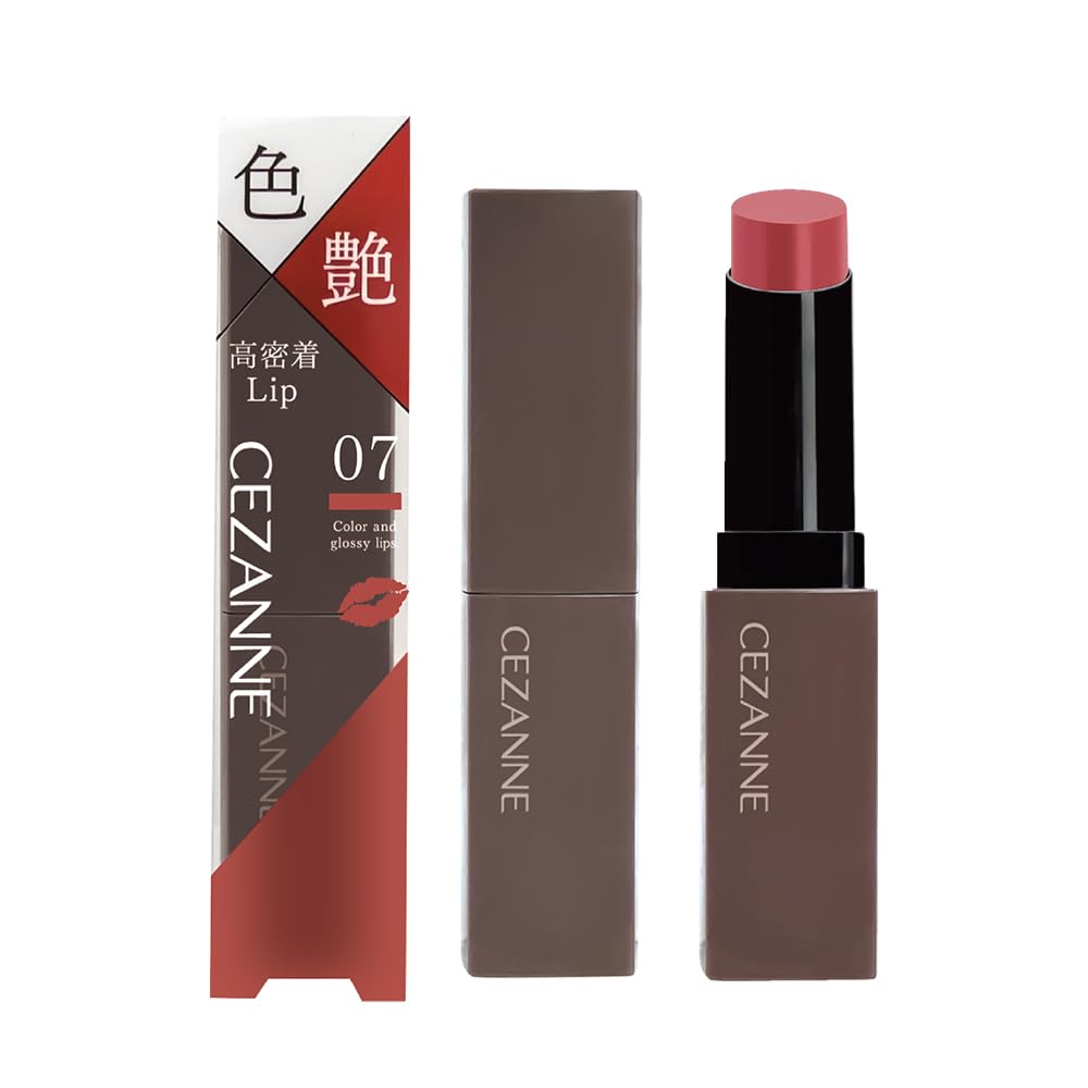CEZANNE Lip Color Shield 07 Sweet Rose 3.7g Long-lasting Gel Lip Color