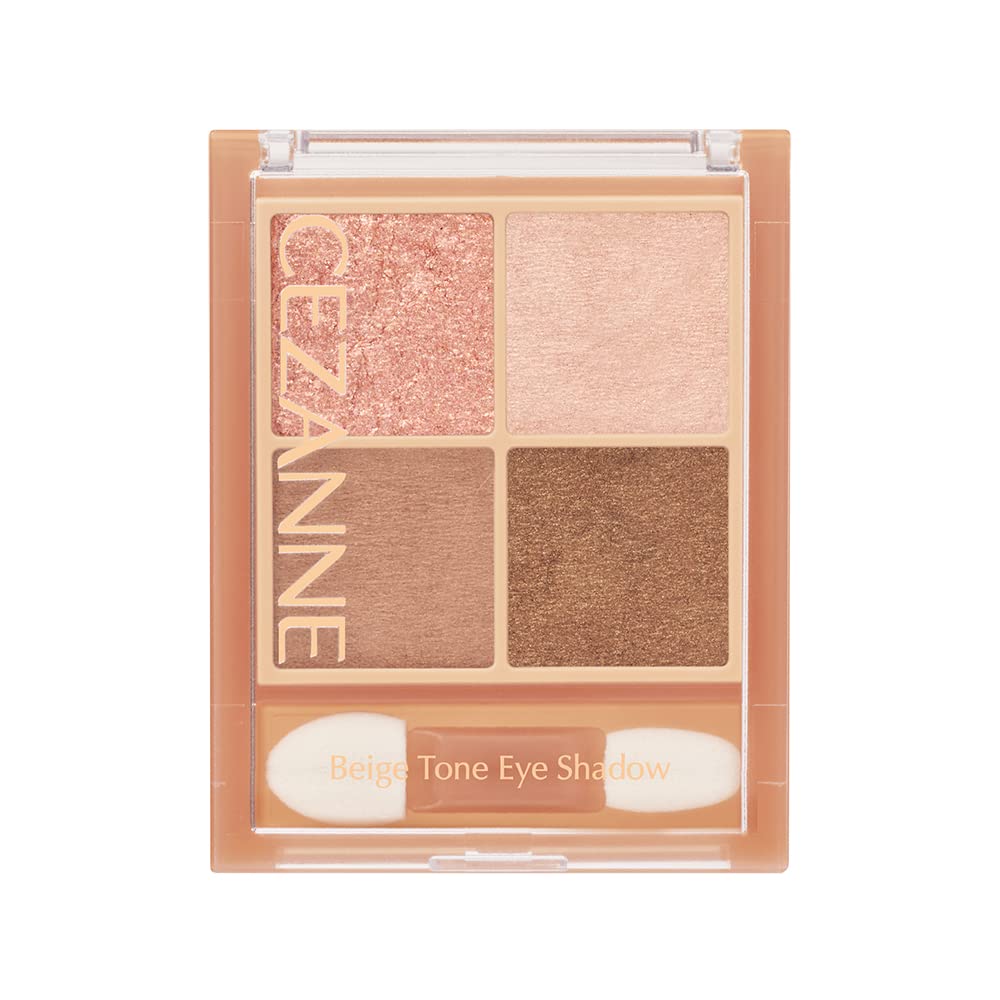 CEZANNE Ombre à Paupières Beige 02 Rose Beige 4.3g Quatre Teintes