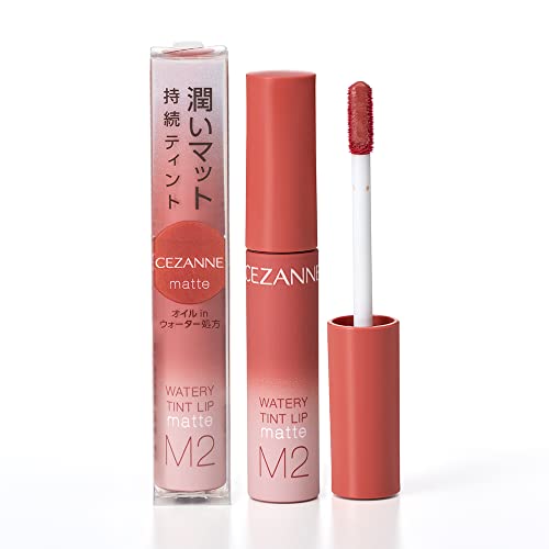 CEZANNE Watery Tint Lip Matte M2 Warm Orange 4.0g Hydrated Matte Lip