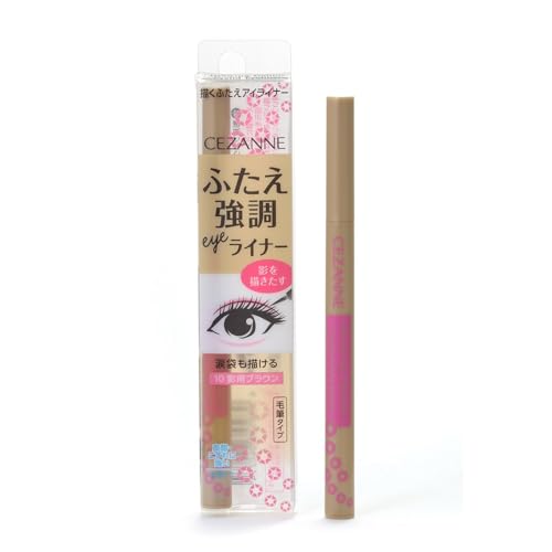 CEZANNE Double Eyelid Liner Shadow Brown Liquid Eyeliner