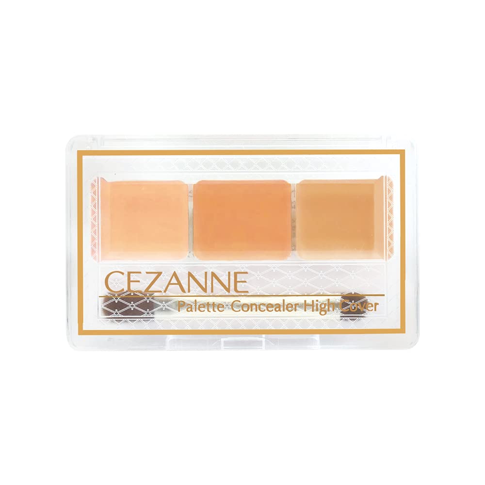 CEZANNE Palette Concealer High Cover 4.5g Double-Ended Brush Beige