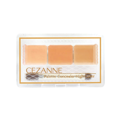 CEZANNE Palette Concealer High Cover 4.5g Double-Ended Brush Beige