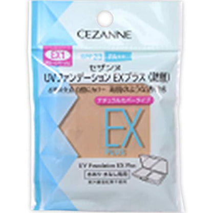Cezanne UV Foundation EX Plus Refill 1 Cream Beige 1 piece (x 1)