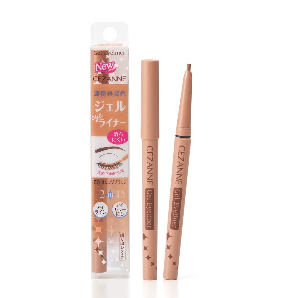 Cezanne Gel Eyeliner 60 Orange Brown 0.1 grams (x 1)