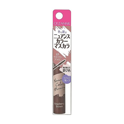 Cezanne Nuance Color Mascara 01 Raspberry Brown 4.5g Color Mascara