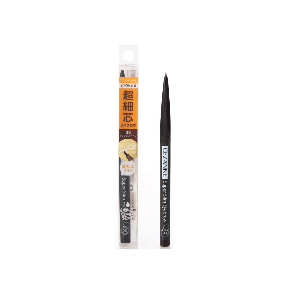 CEZANNE Ultra Fine Point Eyebrow Pencil Natural Brown 0.02g