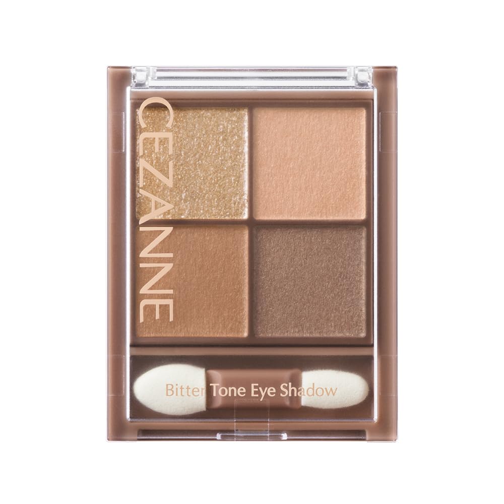 CEZANNE Bitter Tone Eyeshadow 03 Biscuit Brown 4.5g Matte Finish