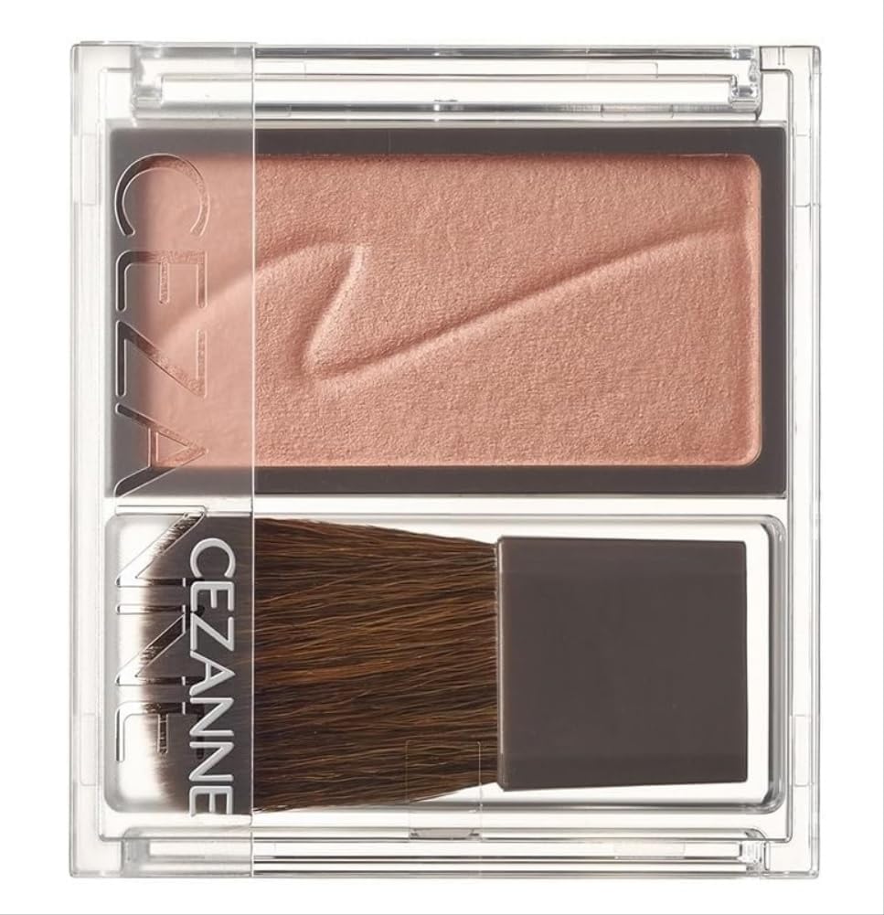 CEZANNE Cezanne Cheek Brush 02 Cinnamon Brown 2.2g Brown Color Blending Color Natural Blush