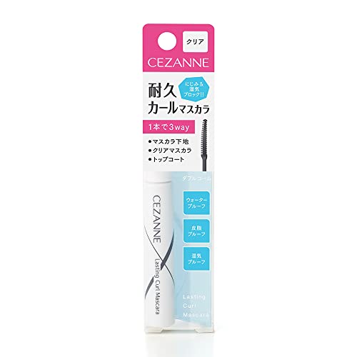 CEZANNE Long-lasting Curl Mascara Clear 5g Strong Curling Formula