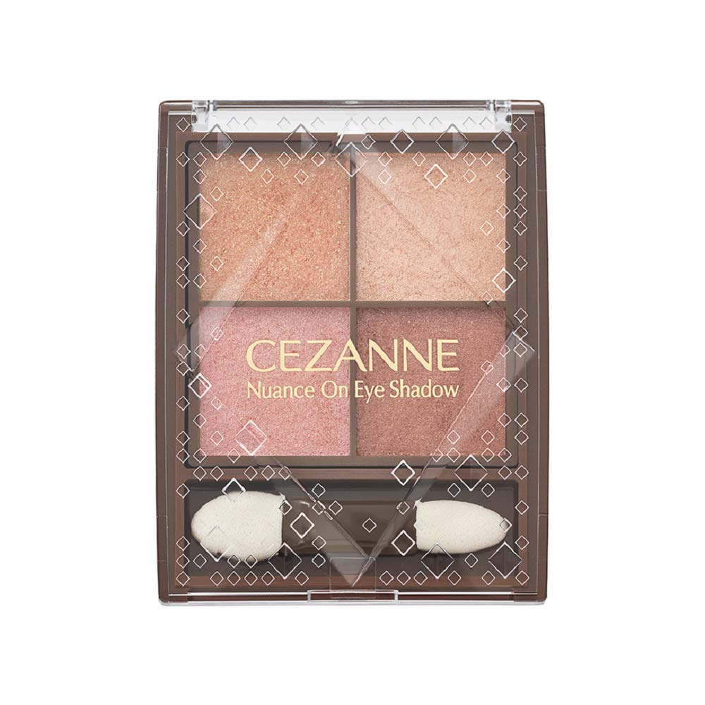 CEZANNE Nuance On Eyeshadow Warm Coral 4-Color Eyeshadow 4g