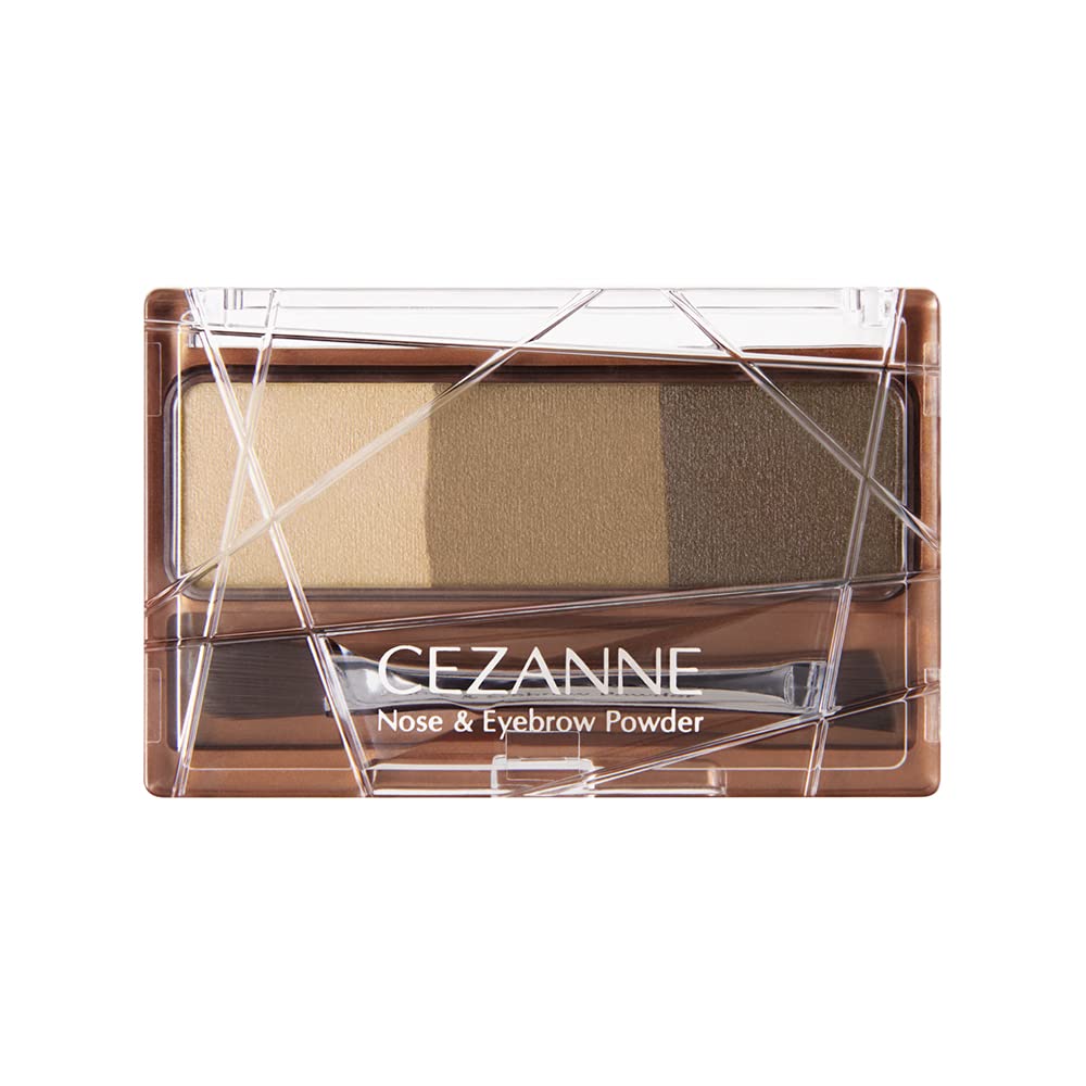 CEZANNE Nose &amp; Eyebrow Powder 01 Camel 3g for Defined Brows