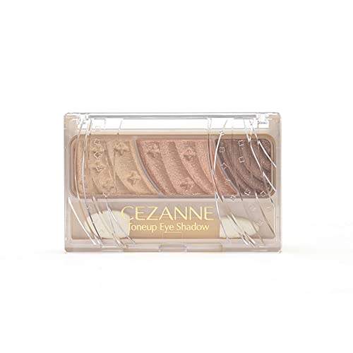 CEZANNE Tone Up Eyeshadow Honey Brown 2.6g for Bright Eyes