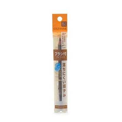 CEZANNE Brush Eyebrow Pencil Olive Brown 1.2g for Natural Brows