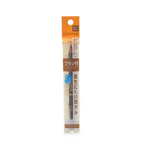 CEZANNE Brush Eyebrow Pencil Olive Brown 1.2g for Natural Brows