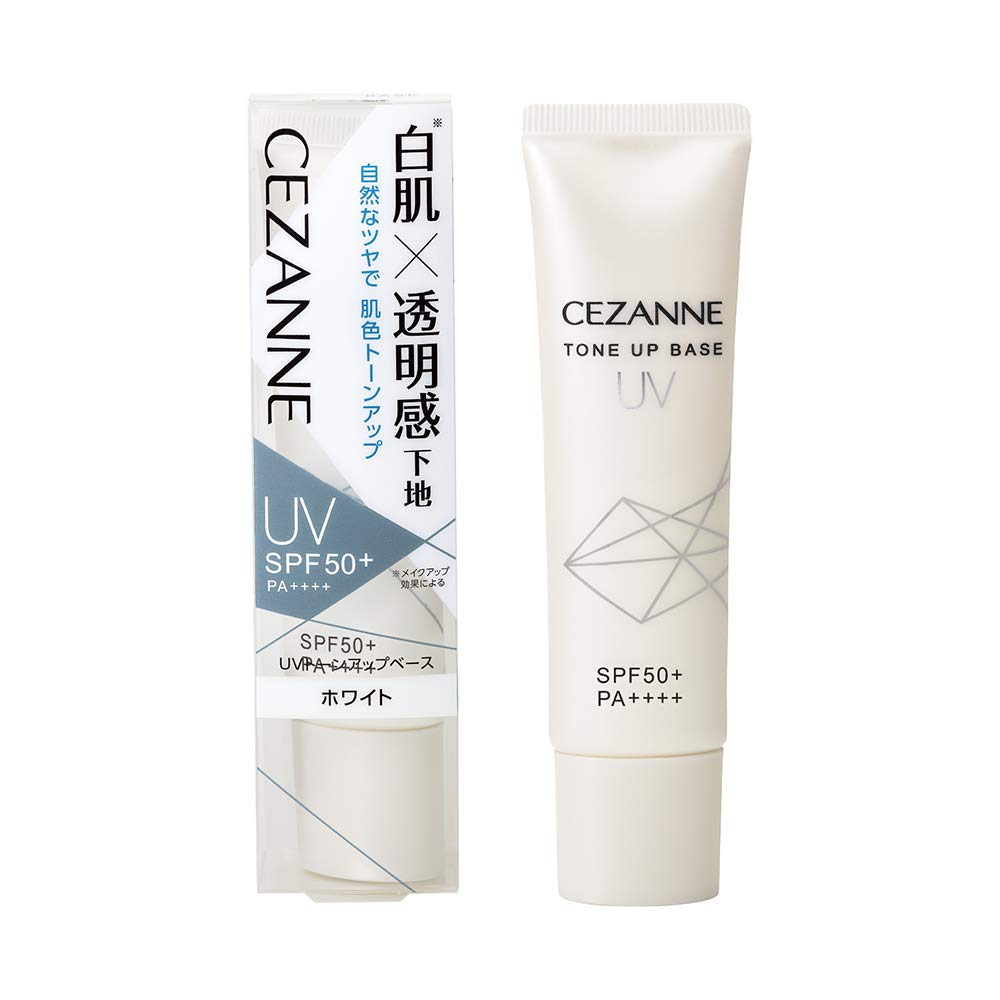 CEZANNE UV Tone Up Base White 30g Makeup Primer SPF50+ PA++++