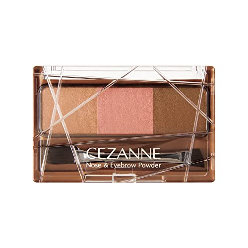 CEZANNE Nose & Eyebrow Powder 06 Pink Brown 3.0g Dual Use Powder