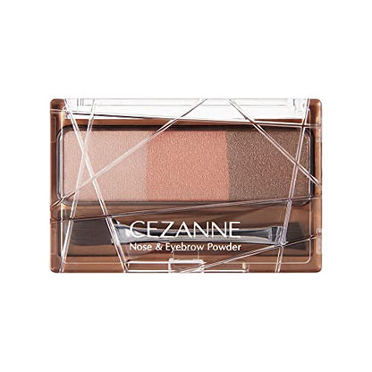 CEZANNE Eyebrow Powder 05 Coral Brown with Brush