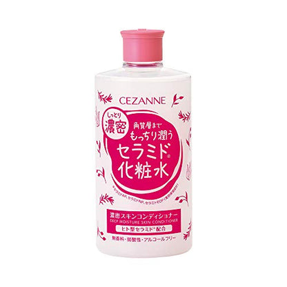 CEZANNE Rich Skin Conditioner 410ml High Moisturizing Ceramide Lotion