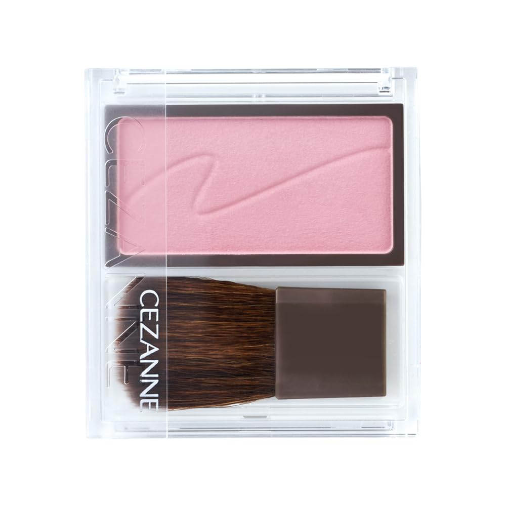 CEZANNE Cheek Brush 03 Milk Mauve 2.2g for Natural Flush