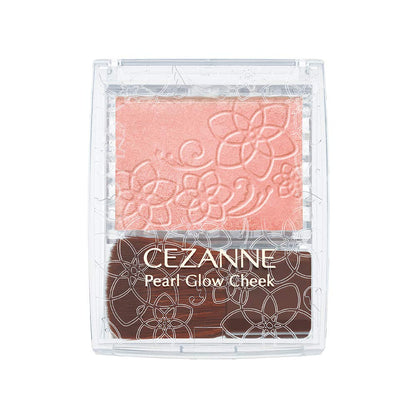 CEZANNE Pearl Glow Cheek Blush Beige Coral 2.4 grams