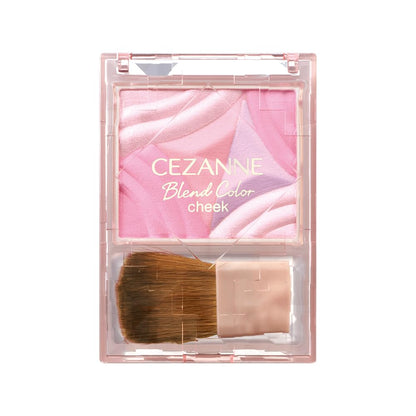 CEZANNE Blend Color Cheek 02 Mood Pink 4.5g Matte and Pearl Blush